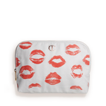 1ST EDITION MAKEUP BAG LIP PRINT CANVAS MAKEUP BAG