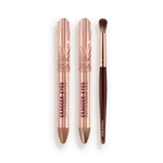 Exagger-Eyes Easy Eyeshadow Stick & Blender Brush Kit Eye Kit