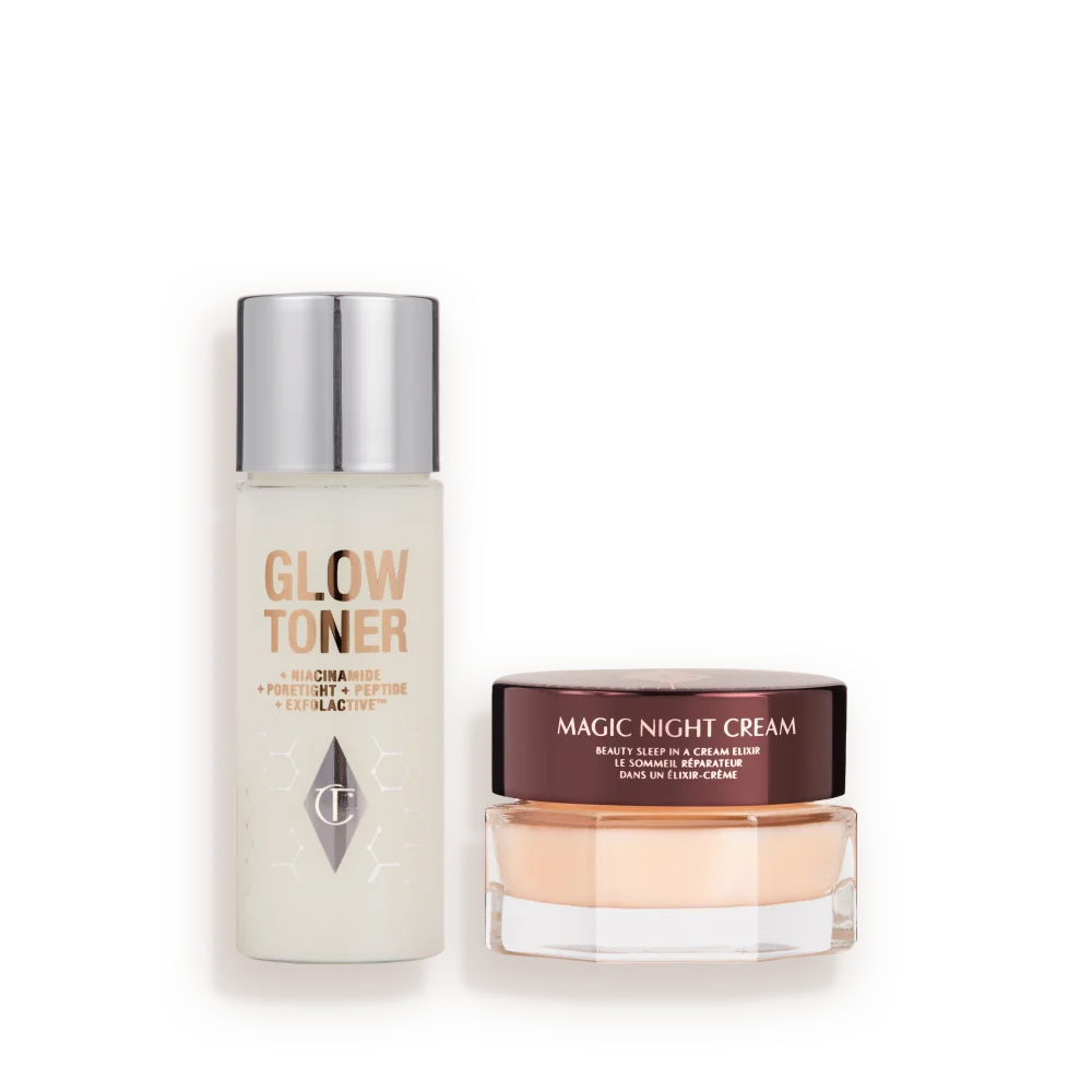 CHARLOTTE’S NIGHT-TIME GLOWING SKIN DUO SKINCARE KIT