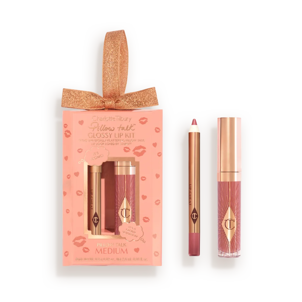 Pillow Talk Glossy Lip Kit
  PILLOW TALK MEDIUM