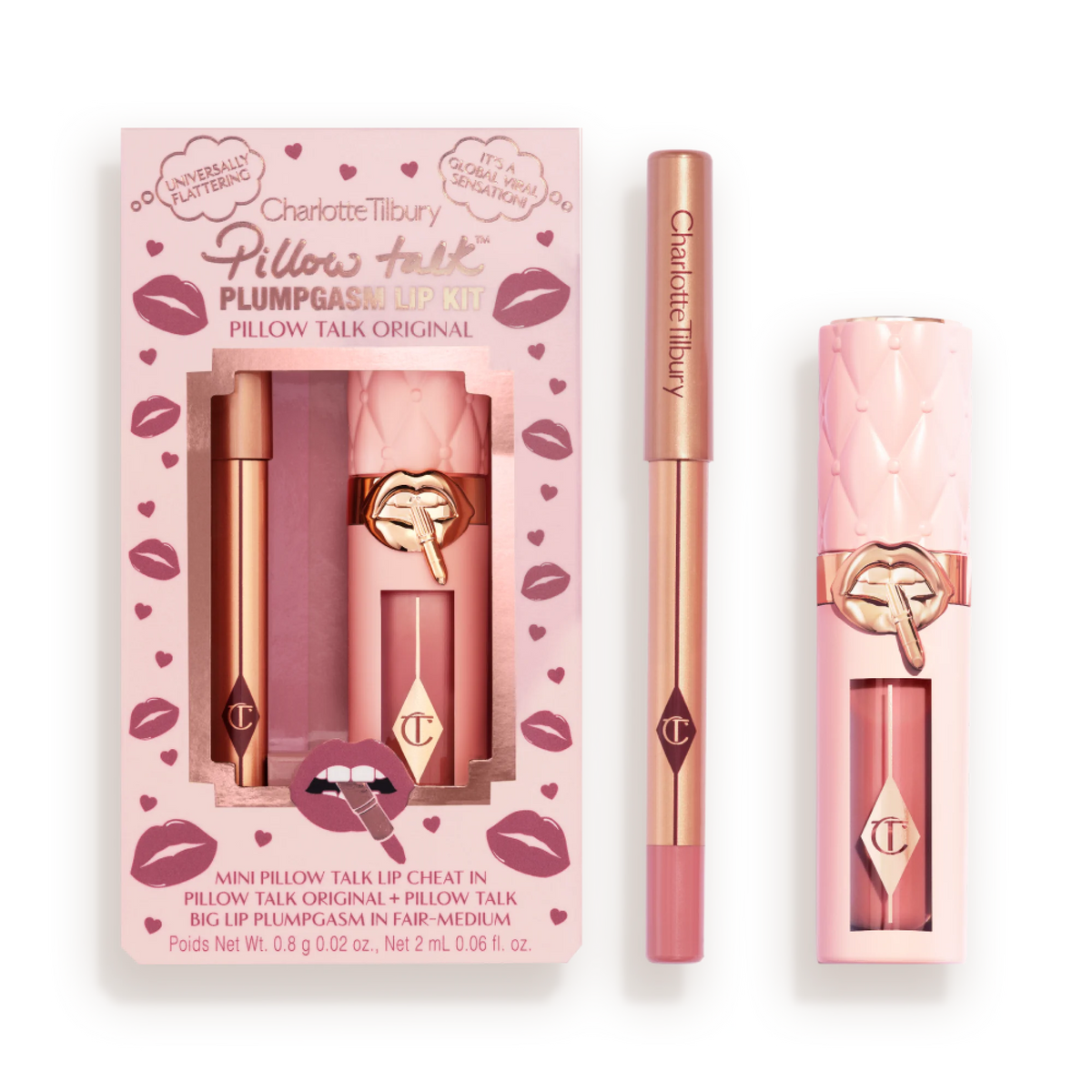 PILLOW TALK PLUMPGASM LIP KIT Pillow Talk