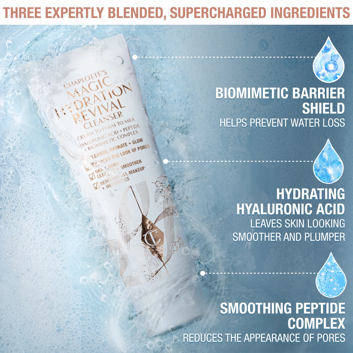 CHARLOTTE'S MAGIC HYDRATION REVIVAL CLEANSER 120 ML