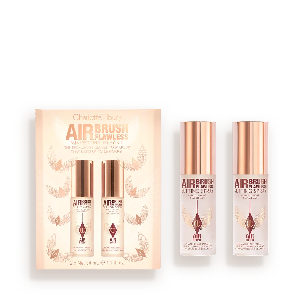 AIRBRUSH FLAWLESS  MINI SETTING SPRAY KIT TRAVEL SIZE FACE KIT