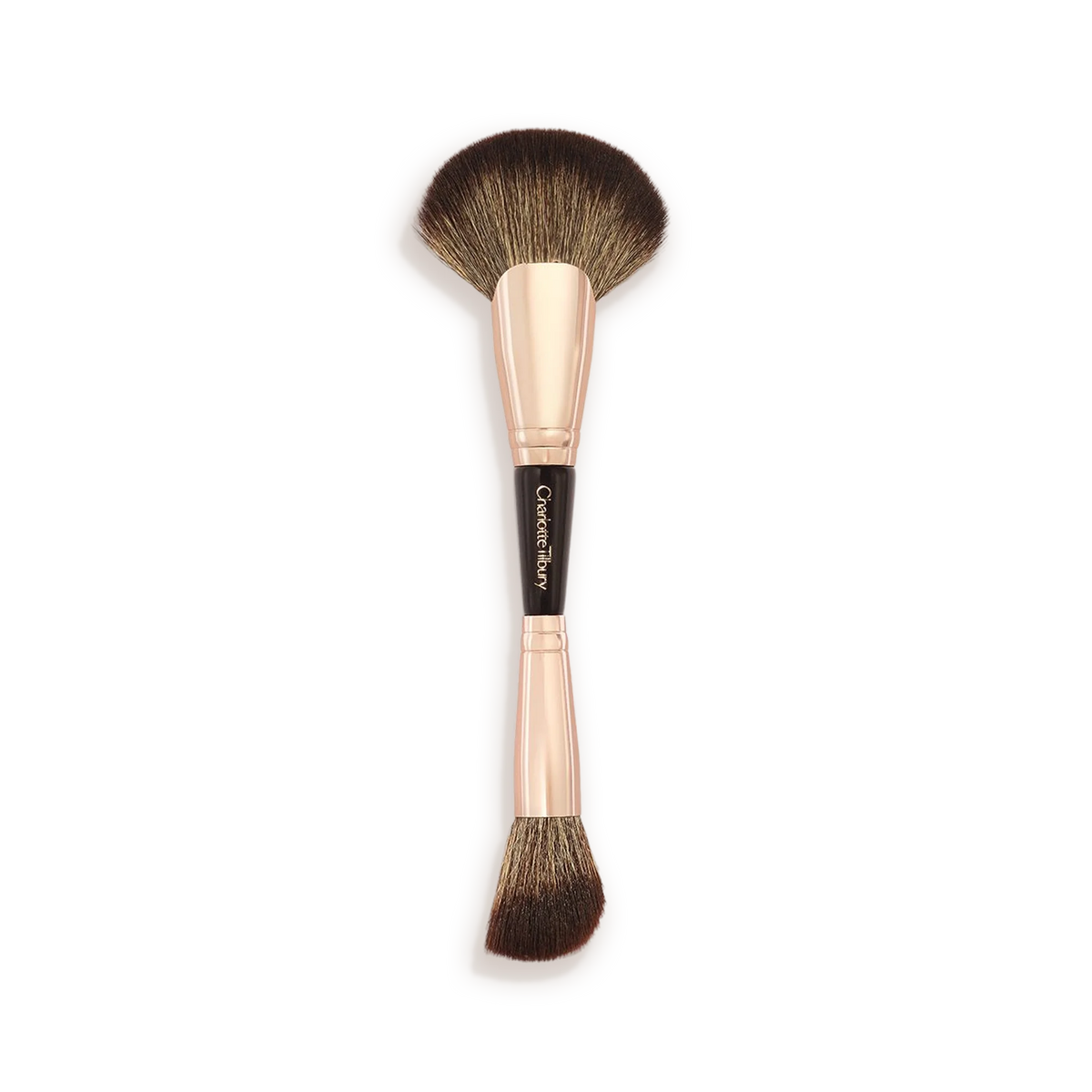 AIRBRUSH FLAWLESS EASY SOFT BLUR BRONZER + BLUSHER BRUSH ROSE GOLD & NIGHT CRIMSON